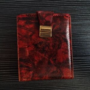 Elegant Red Leather Wallet